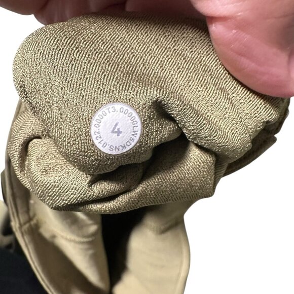 Lululemon Groove Super High Rise Flared Pant Leggings Nulu Bronze Green Size 4 - Picture 7 of 12